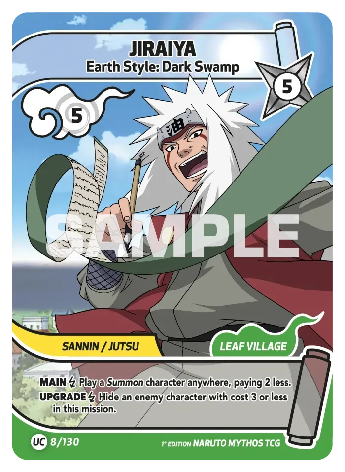 Jiraiya - Earth Style: Dark Swamp 8/130