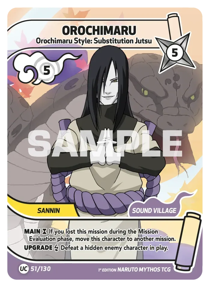 Orochimaru - Orochimaru Style: Substitution Jutsu 51/130