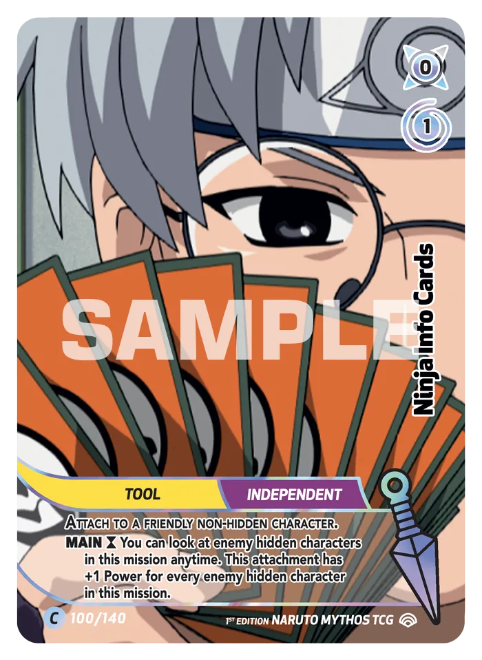 Ninja Info Cards 100/140