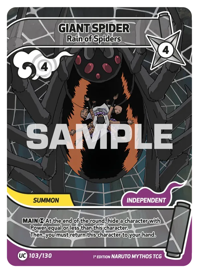 Giant Spider - Rain of Spiders 103/130