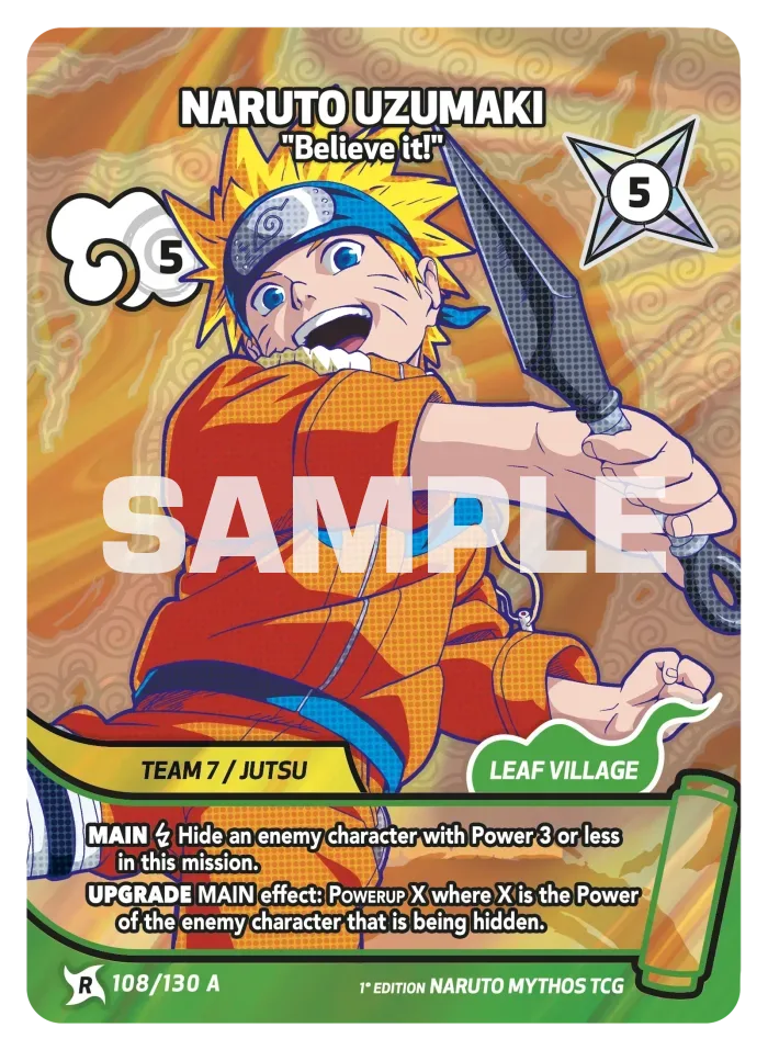Naruto Uzumaki - "Believe it!" 108/130 A