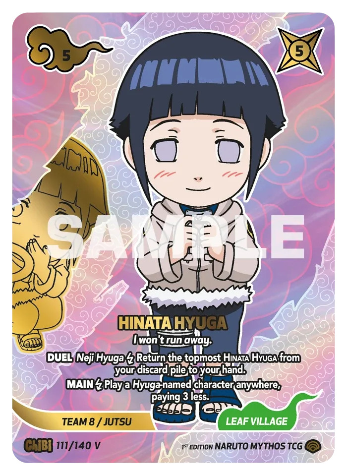 Hinata Hyuga - "I won't run away." Chibi 111/140 V