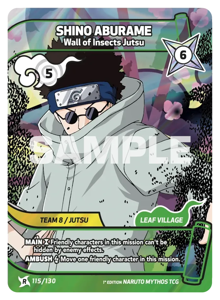 Shino Aburame - Wall of Insects Jutsu 115/130