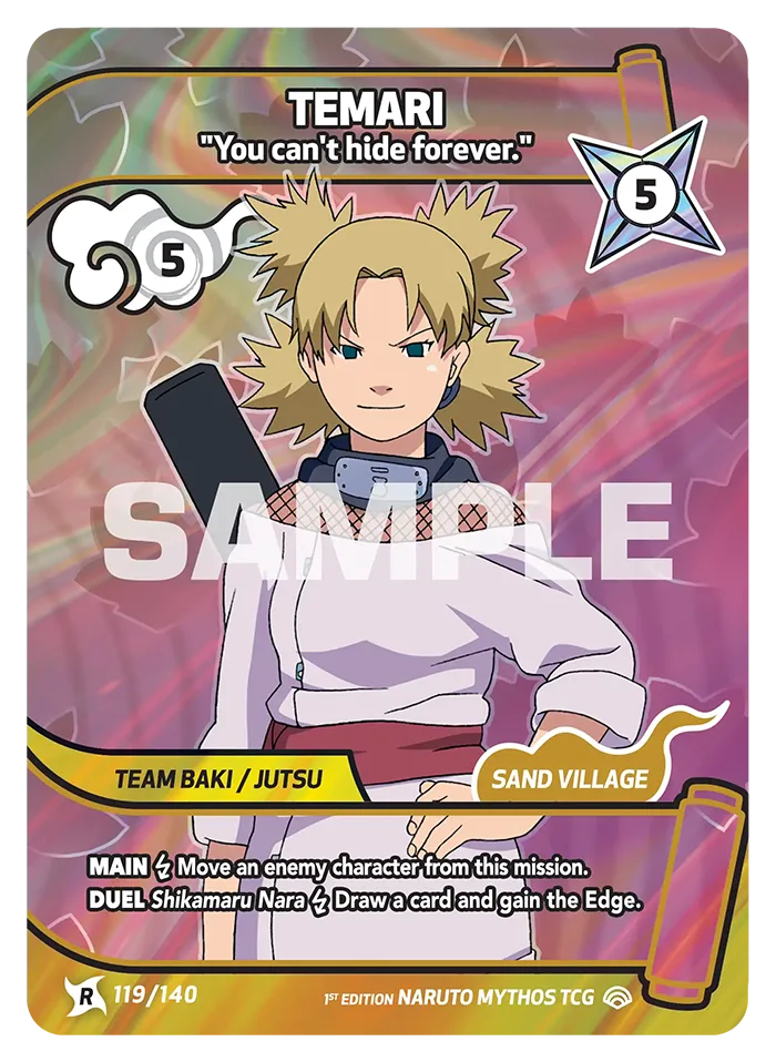 Temari - "You can't hide forever." 119/140