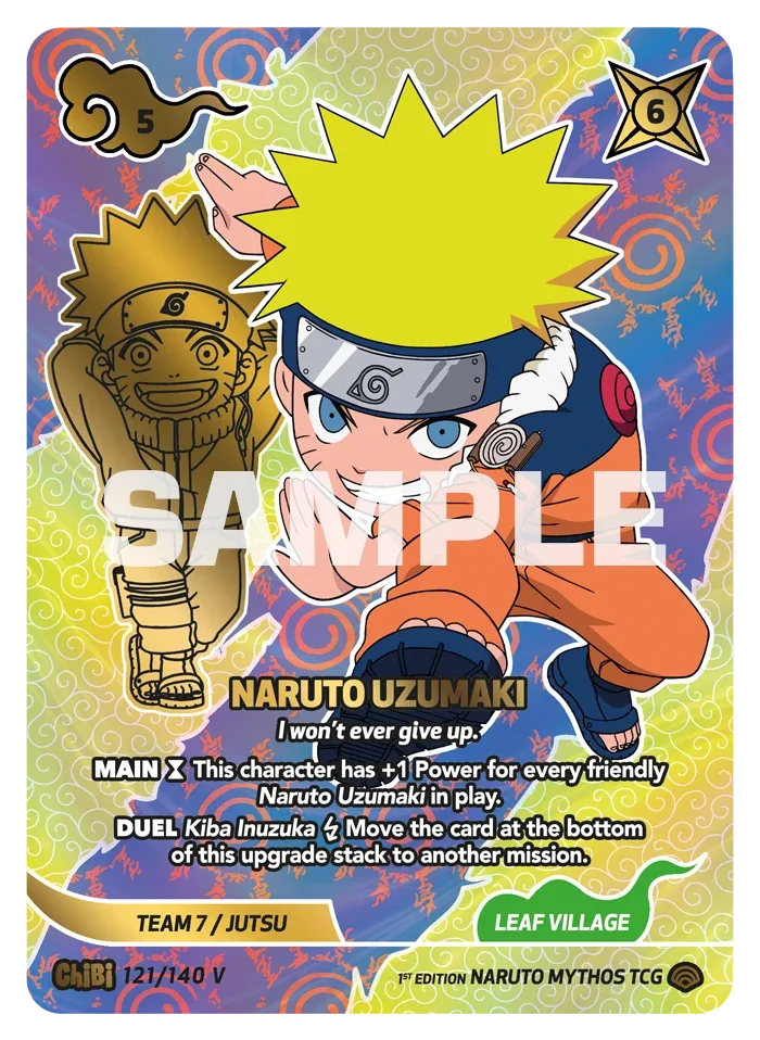 Naruto Uzumaki - "I won’t ever give up." Chibi 121/140 V