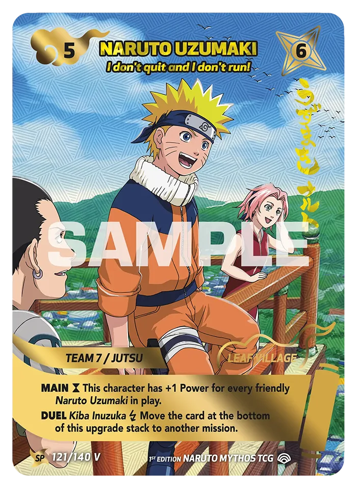 Naruto Uzumaki - "I don't quit and I don't run!" SP 121/140 V