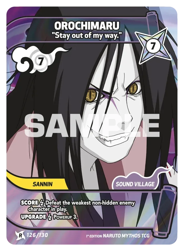 Orochimaru - "Stay out of my way." 126/130
