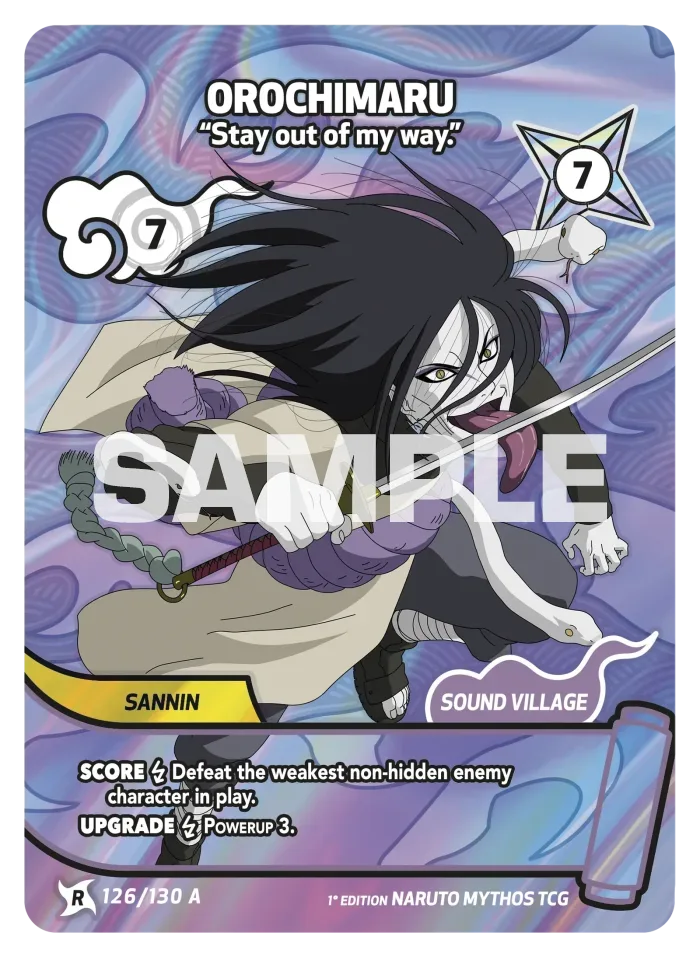 Orochimaru - "Stay out of my way." 126/130 A