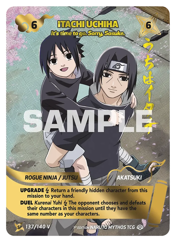 Itachi Uchiha - "It's time to go. Sorry, Sasuke." SP 137/140 V