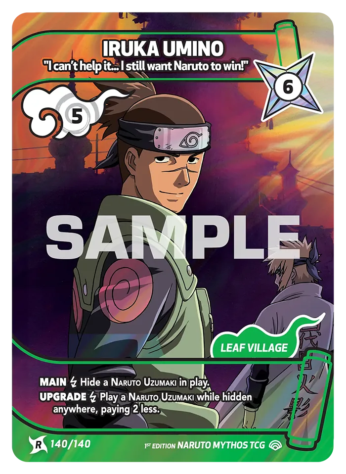 Iruka Umino - "I can't help it. .. I still want Naruto to win!" 140/140