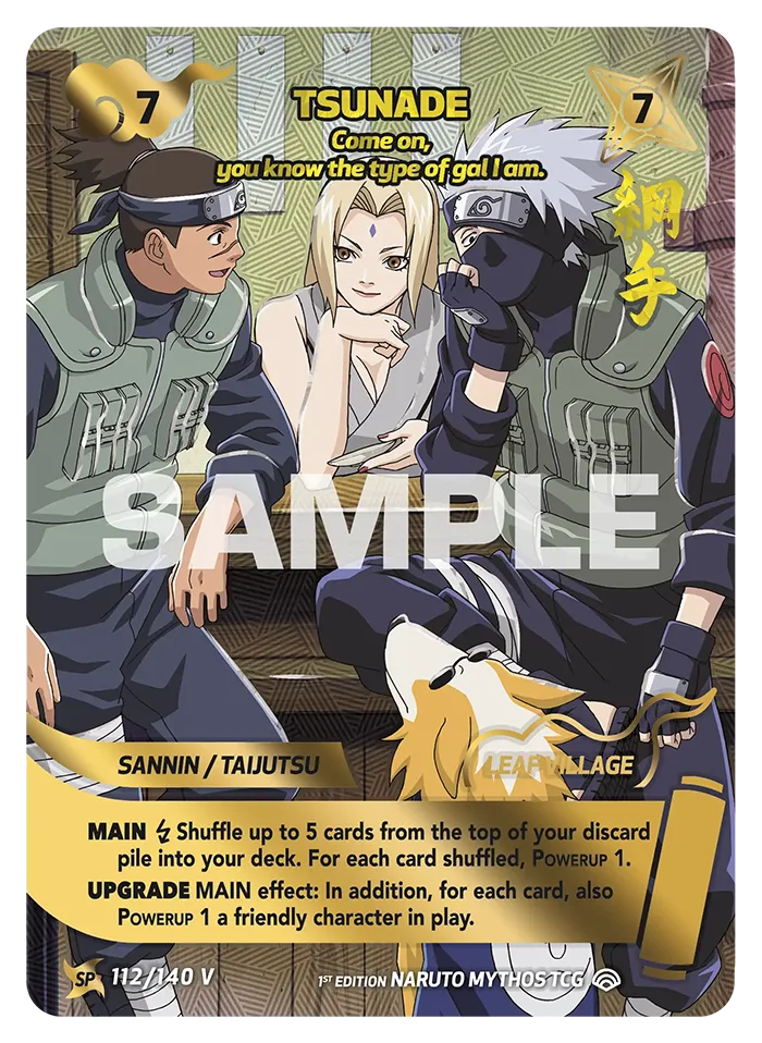 Tsunade - "Come on, you know the type of gal I am." SP 141/140 V
