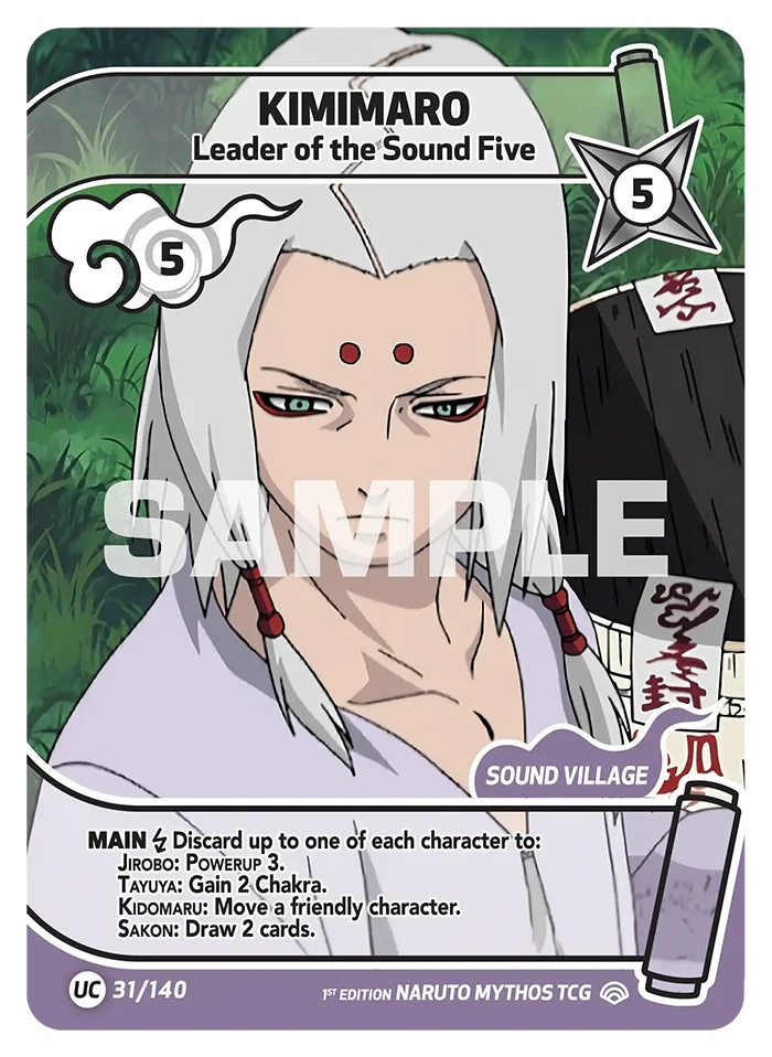 Kimimaro - Leader of the Sound Five 31/140