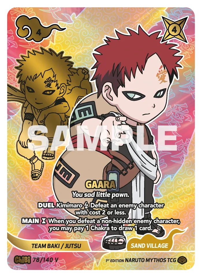 Gaara - "You sad little pawn." Chibi 78/140 V
