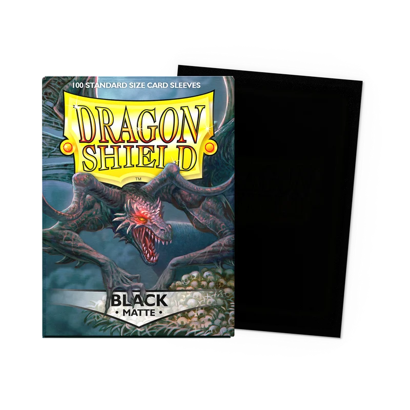 Black - Dragon Shield Matte Sleeves (100ct)