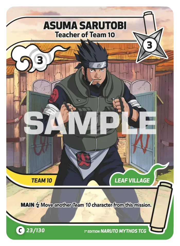 Asuma Sarutobi - Teacher of Team 10 23/130