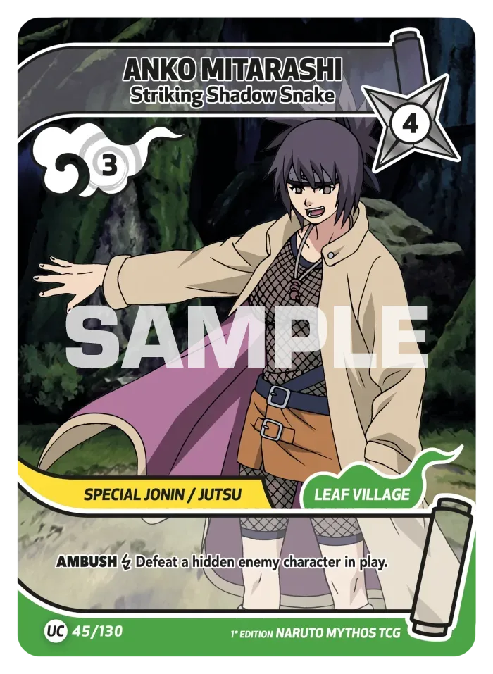Anko Mitarashi - Striking Shadow Snake 45/130