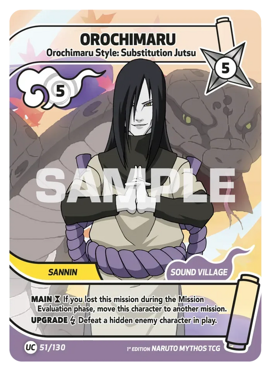 Orochimaru - Orochimaru Style: Substitution Jutsu 51/130