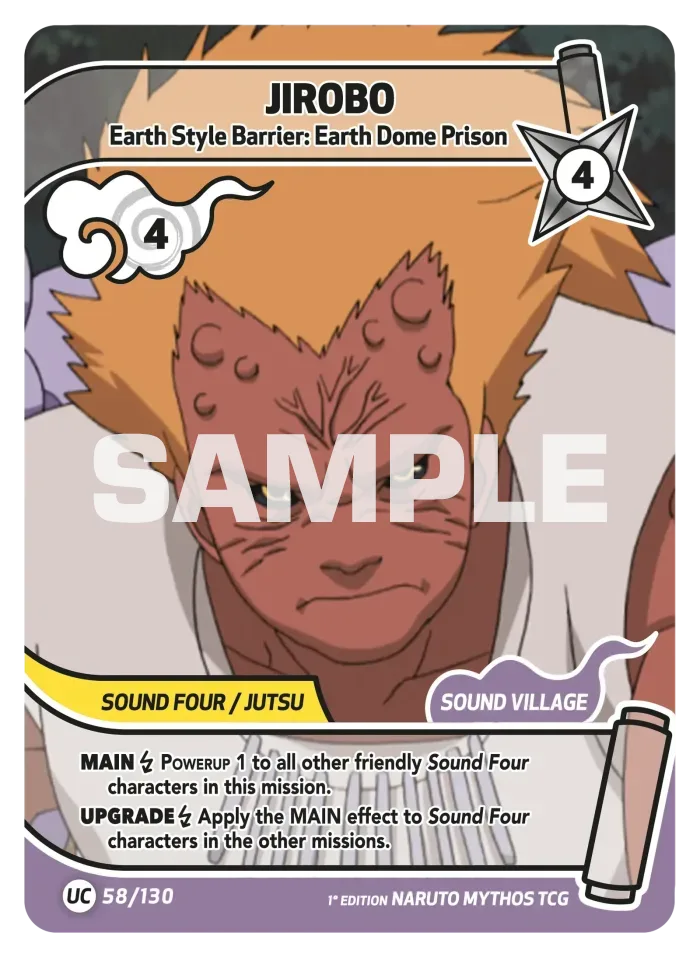 Jirobo - Earth Style Barrier: Earth Dome Prison 58/130