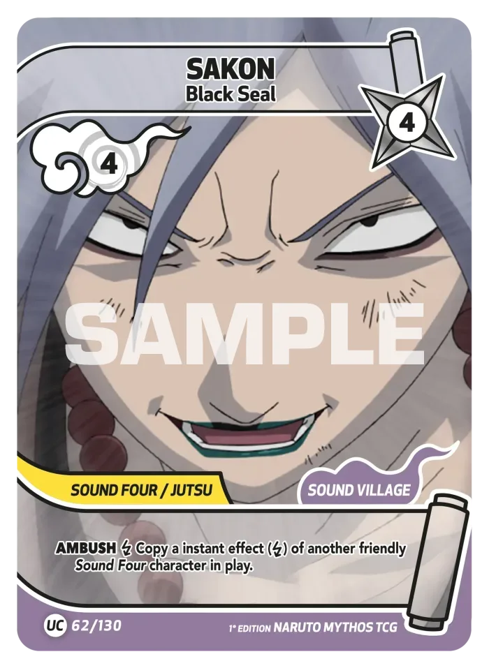 Sakon - Black Seal 62/130