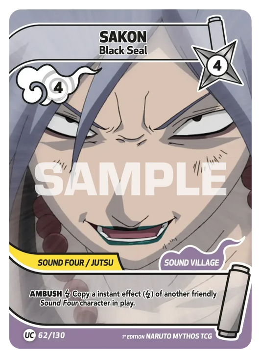 Sakon - Black Seal 62/130