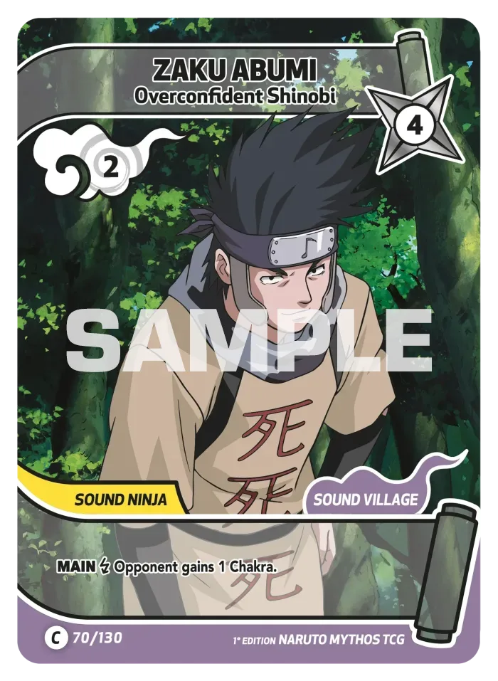 Zaku Abumi - Overconfident Shinobi 70/130