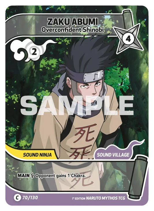 Zaku Abumi - Overconfident Shinobi 70/130