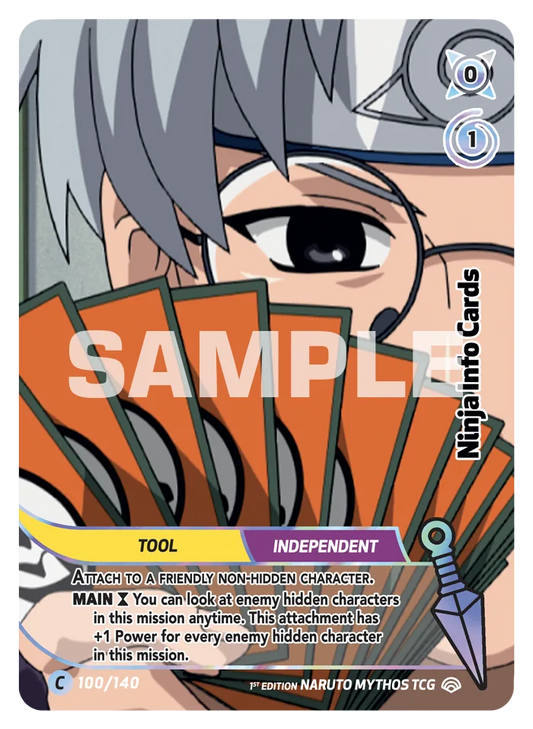 Ninja Info Cards 100/140