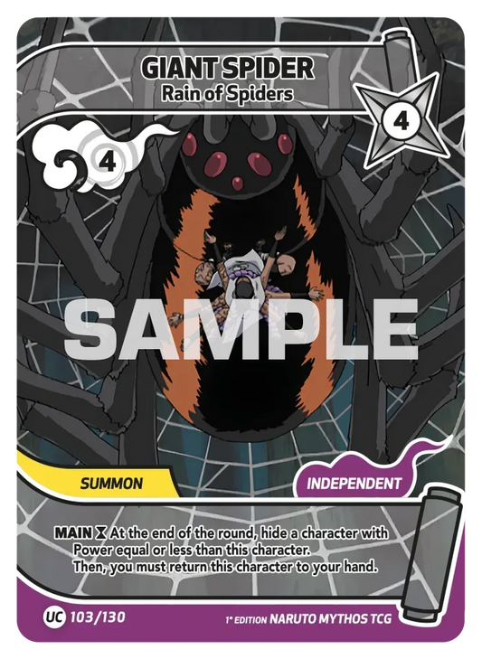 Giant Spider - Rain of Spiders 103/130