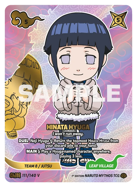 Hinata Hyuga - "I won't run away." Chibi 111/140 V