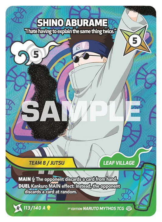 Shino Aburame - "I hate having to explain the same thing twice." 113/140a