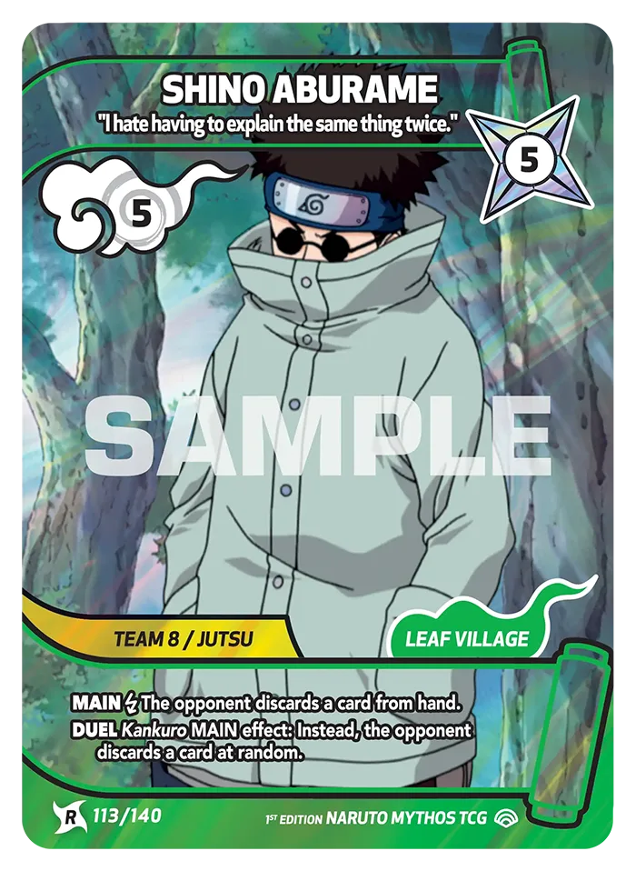 Shino Aburame - "I hate having to explain the same thing twice." 113/140