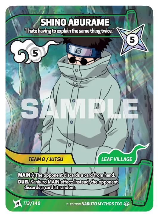 Shino Aburame - "I hate having to explain the same thing twice." 113/140