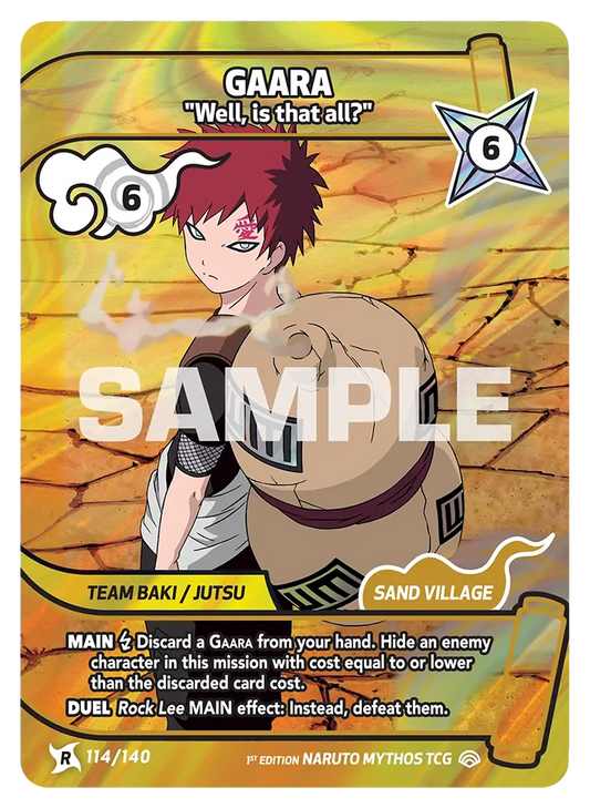 Gaara - "Well, is that all?" 114/140