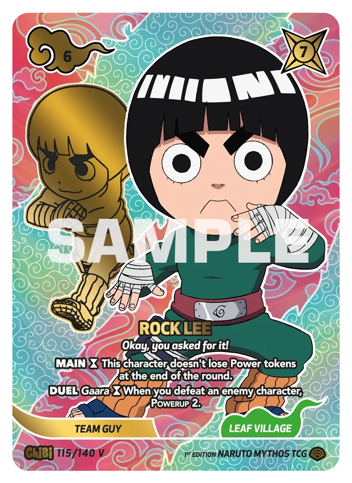 Rock Lee - "Okay, you asked for it!" Chibi 115/140 V