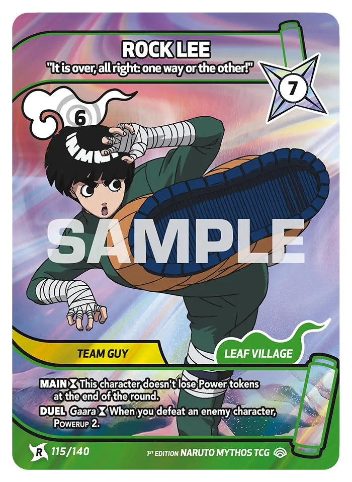 Rock Lee - "It is over, all right: one way or the other!" 115/140