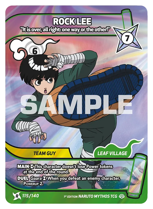 Rock Lee - "It is over, all right: one way or the other!" 115/140
