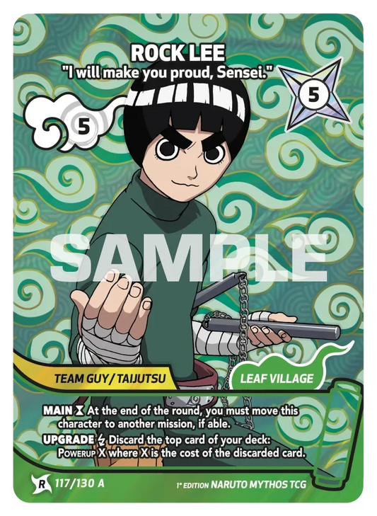 Rock Lee - "I will make you proud, Sensei." 117/130 A