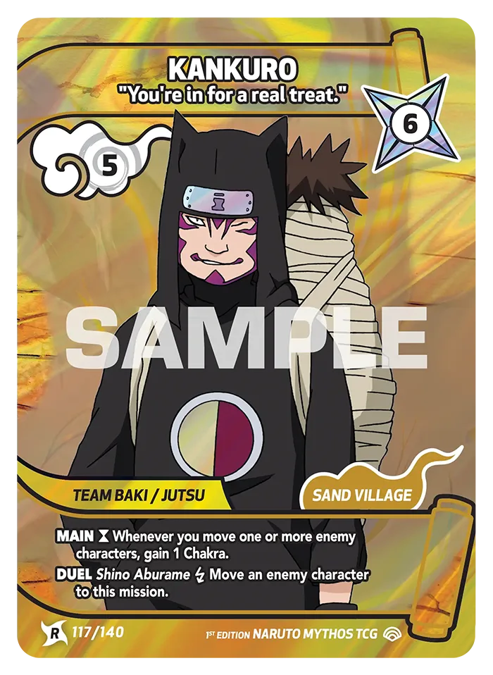 Kankuro - "You're in for a real treat." 117/140