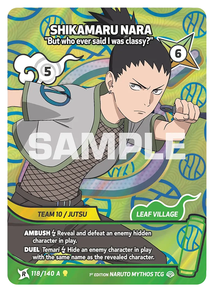 Shikamaru Nara - "But who ever said I was classy?" 118/140a