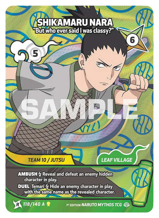 Shikamaru Nara - "But who ever said I was classy?" 118/140a