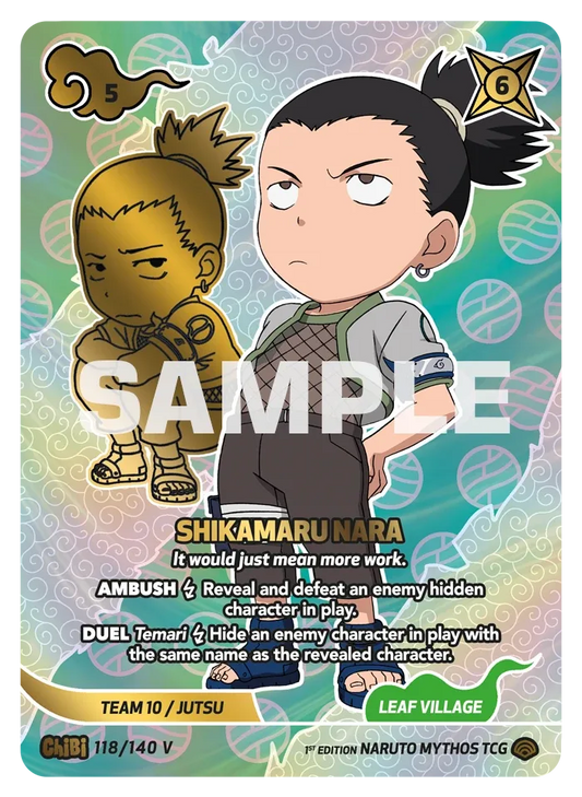 Shikamaru Nara - "It would just mean more work." Chibi 118/140 V