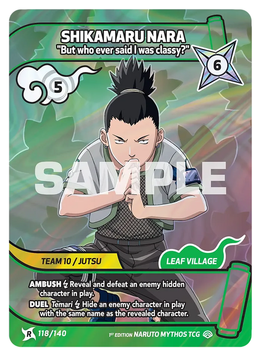 Shikamaru Nara - "But who ever said I was classy?" 118/140