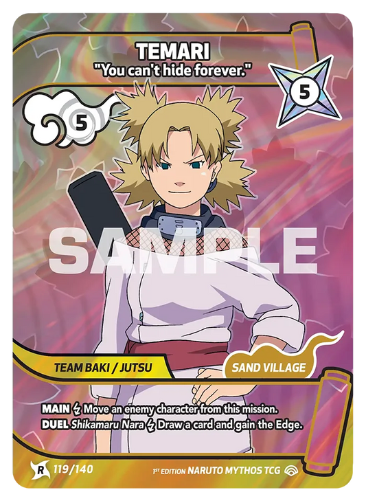 Temari - "You can't hide forever." 119/140