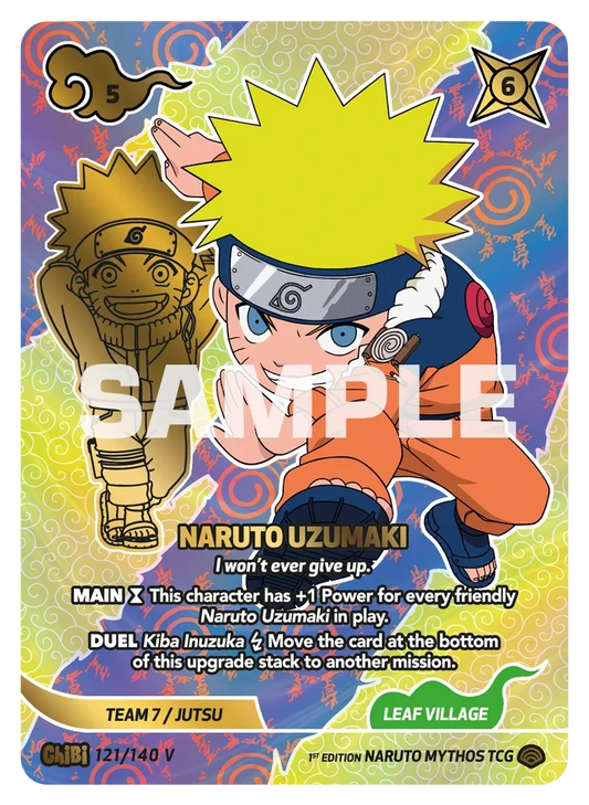 Naruto Uzumaki - "I won’t ever give up." Chibi 121/140 V