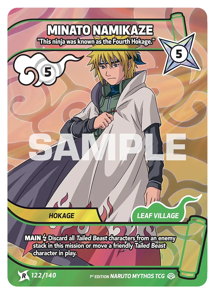 Minato Namikaze - "This ninja was known as the Fourth Hokage." 122/140