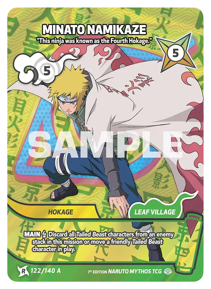 Minato Namikaze - "This ninja was known as the Fourth Hokage." 122/140a