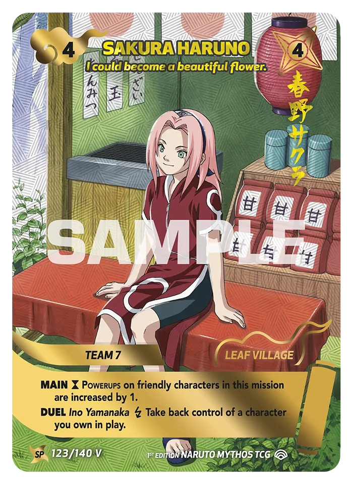 Sakura Haruno - "I could become a beautiful flower." SP 123/140 V
