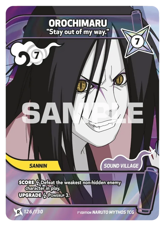 Orochimaru - "Stay out of my way." 126/130