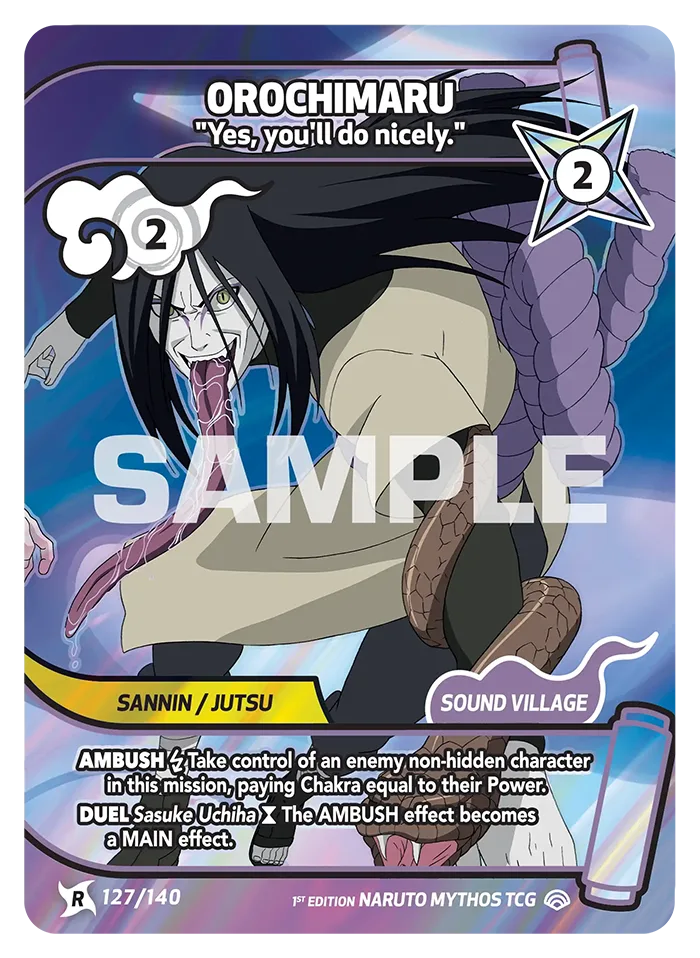 Orochimaru - "Yes, you'll do nicely." 127/140