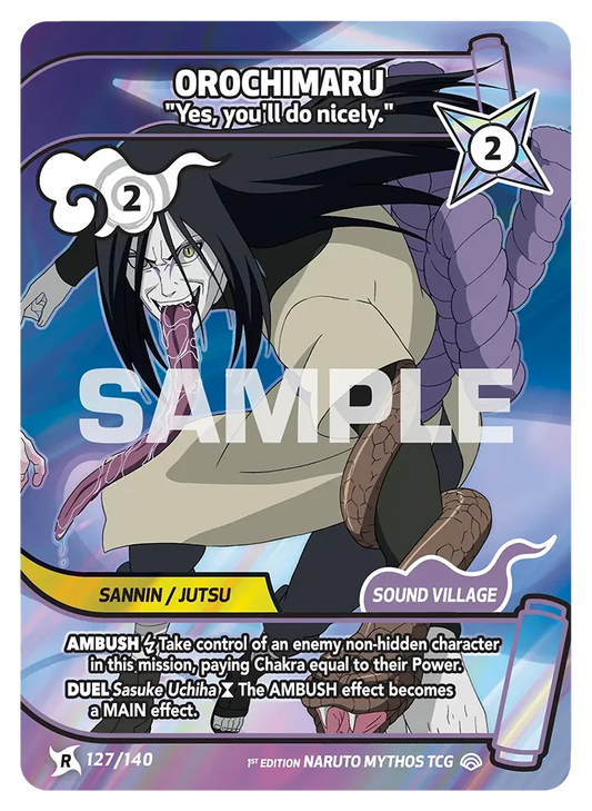 Orochimaru - "Yes, you'll do nicely." 127/140
